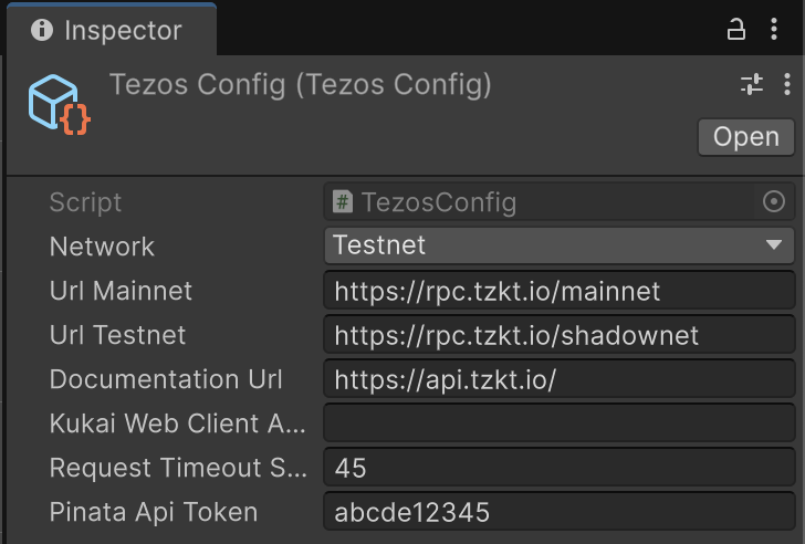 Setting the RPC nodes to use